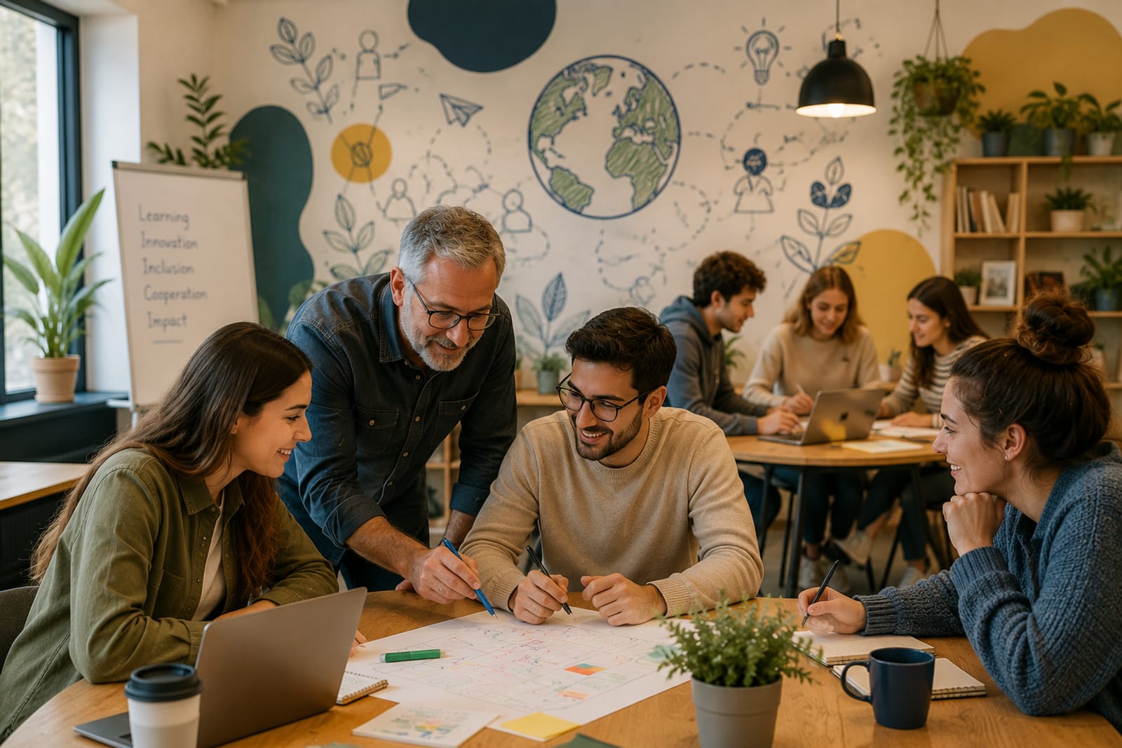 The Club Intellectuals community working together on ideas